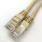 UTP Cat5e Rj45 al amarillo del cable del cordón de remiendo de Ethernet de la red RJ45